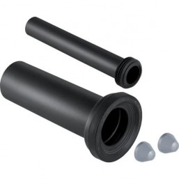 Connecting set for wall-hunged toilet, 30cm material: Plastic