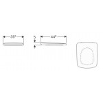 Κάλυμμα λεκάνης soft closing Wrapover Quick Release, slim, χρώμα: Λευκό Κάλυμμα λεκάνης soft closing Wrapover Quick Release, slim, χρώμα: Λευκό