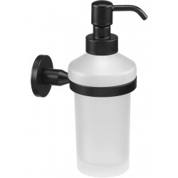 Dispenser material: Brass Wall-mounted, color: Black surface: Matt