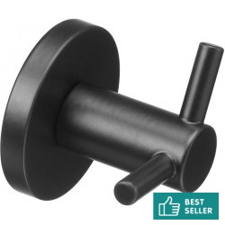 Άγκιστρο από ορείχαλκο διπλό A, χρώμα: Μαύρο επιφάνεια: Ματ Άγκιστρα