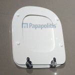 Toilet-seat, style: Sandwich, color: White Toilet seats & covers Toilet-seat, style: Sandwich, color: White Toilet seats & covers