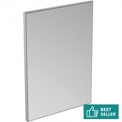 Mirror, shape: Rectangle 50x70 material: Crystal with frame, color: No color