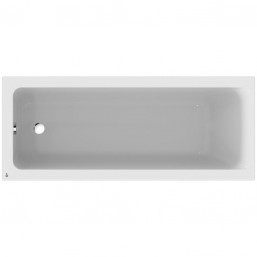 Bathtub Rectangular 170x70 material: Acrylic, color: White no grab bars surface: Glossy