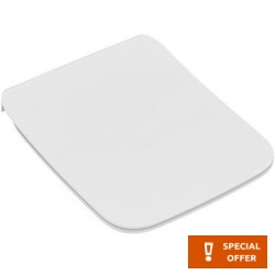 Toilet-seat, style: Sandwich Slim, color: White Toilet seats & covers