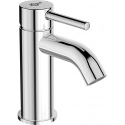 Wash basin tap Deck-mounted material: Brass mixer S size With pop-up waste set, color: Chrome surface: Glossy