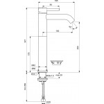 Wash basin tap Deck-mounted for free-standing washbasin material: Brass mixer Without waste, color: Chrome surface: Glossy Deck-mounted Wash basin tap Deck-mounted for free-standing washbasin material: Brass mixer Without waste, color: Chrome surface: Glossy Deck-mounted
