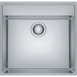 Νεροχύτης ανοξείδωτος 53x51 από inox επιφάνεια: Βουρτσισμένη χωρίς πάγκο ένθετος με λεπτό προφίλ (Slim top) / ένθετος με συνεπίπεδο προφίλ (Flushmount) 1 γούρνα, χρώμα: Χρωμέ Ανοξείδωτοι