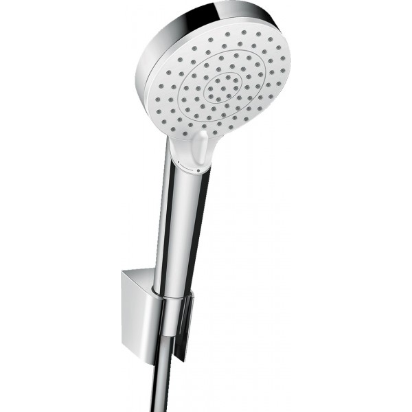 Shower head W/ hose and holder 2 jets Vario, color: Chrome surface: Glossy Hand showers
