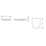 Κάλυμμα λεκάνης soft closing Wrapover Quick release slim, χρώμα: Λευκό Καλύμματα Κάλυμμα λεκάνης soft closing Wrapover Quick release slim, χρώμα: Λευκό Καλύμματα