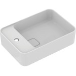 Washbasin Free standing 50x35x13 material: Porcelain With one hole With overflow, color: White surface: Glossy Free standing Washbasin Free standing 50x35x13 material: Porcelain With one hole With overflow, color: White surface: Glossy Free standing