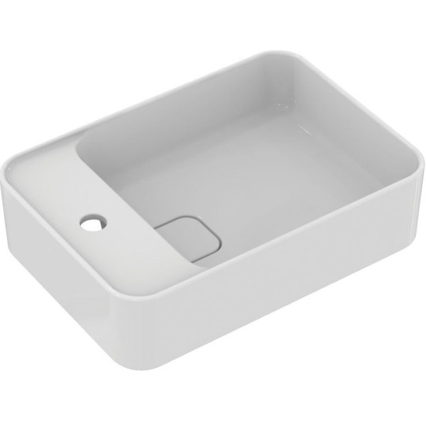Washbasin Free standing 50x35x13 material: Porcelain With one hole With overflow, color: White surface: Glossy Free standing Washbasin Free standing 50x35x13 material: Porcelain With one hole With overflow, color: White surface: Glossy Free standing