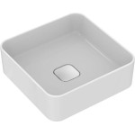 Washbasin Free standing 40x40x13 material: Porcelain Without hole Without overflow, color: White surface: Glossy Free standing
