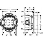 Shower tap Wall-mounted concealed part 2 way Wall-mounted - concealed part Shower tap Wall-mounted concealed part 2 way Wall-mounted - concealed part