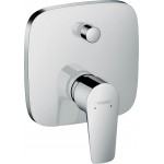 Shower tap Wall-mounted external part 2 way material: Brass mixer With plate without hand shower, hose and holder iBOX, color: Chrome surface: Glossy