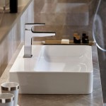 Wash basin tap Deck-mounted material: Brass mixer With push-open waste set Μ size 110, CoolStart, color: Chrome surface: Glossy Deck-mounted Wash basin tap Deck-mounted material: Brass mixer With push-open waste set Μ size 110, CoolStart, color: Chrome surface: Glossy Deck-mounted