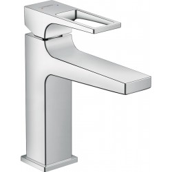Wash basin tap Deck-mounted material: Brass mixer With push-open waste set Μ size 110,, color: Chrome surface: Glossy