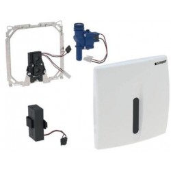 Flush valve for urinal electronic, color: Chrome Flush valve systems