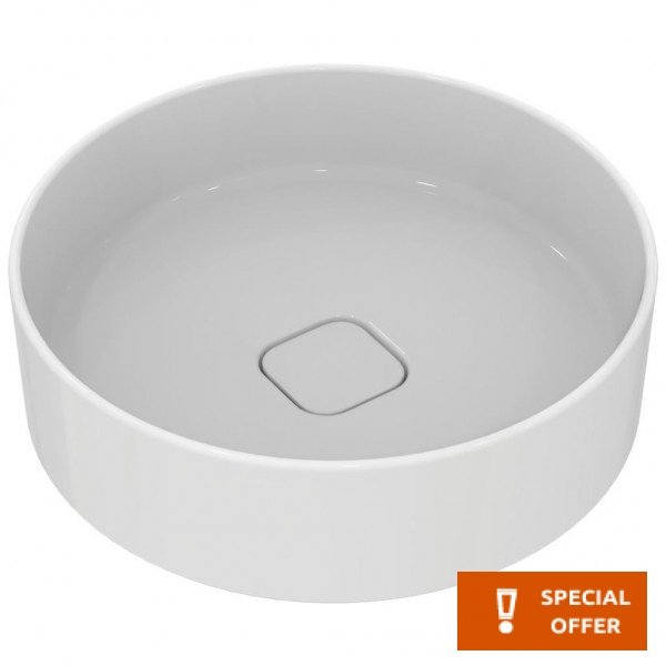 Washbasin Free standing 45x45x13 material: Porcelain Without hole Without overflow, color: White surface: Glossy Free standing Washbasin Free standing 45x45x13 material: Porcelain Without hole Without overflow, color: White surface: Glossy Free standing