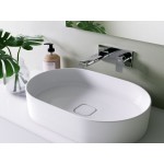 Washbasin Free standing 60x40x13 material: Porcelain Without hole Without overflow, color: White surface: Glossy Free standing Washbasin Free standing 60x40x13 material: Porcelain Without hole Without overflow, color: White surface: Glossy Free standing