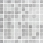 Mosaic 2,5x2,5 Spain, shape: Square 1st choice (31x46,7) surface: Glossy, hue: Grey Mosaics Mosaic 2,5x2,5 Spain, shape: Square 1st choice (31x46,7) surface: Glossy, hue: Grey Mosaics