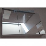 Καθρέπτης, σχήμα: Ορθογώνιο 90x55x15 από κρύσταλλο Antique, με ντουλάπι Καθρέπτες μπάνιου