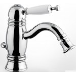 Bidet mixer material: Brass, color: Chrome surface: Glossy Deck-mounted Bidet mixer material: Brass, color: Chrome surface: Glossy Deck-mounted