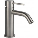 Wash basin tap Deck-mounted material: Inox mixer S size With pop-up waste set Brushed Steel, color: Chrome surface: Brushed Deck-mounted Wash basin tap Deck-mounted material: Inox mixer S size With pop-up waste set Brushed Steel, color: Chrome surface: Brushed Deck-mounted
