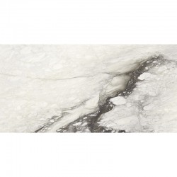 Floor tiles 59,7x119,7 Italy glossy, 10mm, style: marble 1st choice rettificato surface: Glossy, hue: White/Grey