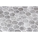 Pool mosaic 2,5x2,5 Spain, shape: Hexagon 1st choice, hue: Grey Mosaics for pool