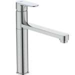 Μπαταρία κουζίνας επικαθήμενη από ορείχαλκο, χρώμα: Χρωμέ επιφάνεια: Γυαλιστερή Επικαθήμενες