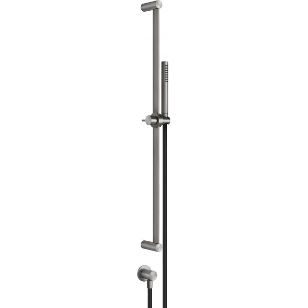 Βέργα ντους 80cm από inox Brushed Steel με τηλέφωνο & σπιράλ, χρώμα: Χρωμέ επιφάνεια: Βουρτσισμένη Βέργες ντους Βέργα ντους 80cm από inox Brushed Steel με τηλέφωνο & σπιράλ, χρώμα: Χρωμέ επιφάνεια: Βουρτσισμένη Βέργες ντους