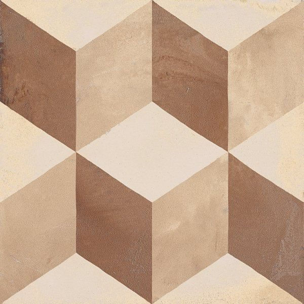 Patchwork tile 20x20 Italy, shape: Square 1st choice surface: Matt naturale 9mm, hue: Mix Patchworks