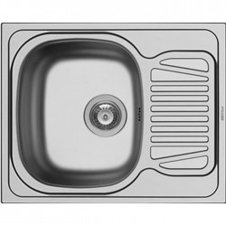 Νεροχύτης ανοξείδωτος 62x50 από inox επιφάνεια: Σατινέ με πάγκο αριστερά / με πάγκο δεξιά ένθετος 1 γούρνα 1B 1D, χρώμα: Χρωμέ Ανοξείδωτοι