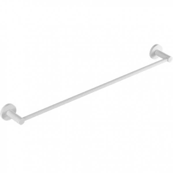 Πετσετοθήκη 40cm σταθερή από ορείχαλκο μονή, χρώμα: Λευκό επιφάνεια: Ματ Πετσετοθήκες