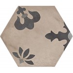 Patchwork πλακιδίου 21,6x25 Ιταλίας, σχήμα: Εξάγωνο Α’ διαλογής επιφάνεια: Ματ naturale 9mm, απόχρωση: Mix Patchwork