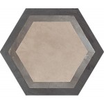 Patchwork tile 21,6x25 Italy, shape: Hexagon 1st choice surface: Matt naturale, 9mm, hue: Mix Patchworks Patchwork tile 21,6x25 Italy, shape: Hexagon 1st choice surface: Matt naturale, 9mm, hue: Mix Patchworks