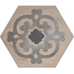 Patchwork tile 21,6x25 Italy, shape: Hexagon 1st choice surface: Matt naturale, 9mm, hue: Mix Patchworks