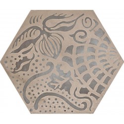 Patchwork tile 21,6x25 Italy, shape: Hexagon 1st choice surface: Matt naturale, 9mm, hue: Mix