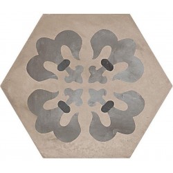 Patchwork tile 21,6x25 Italy, shape: Hexagon 1st choice surface: Matt naturale, 9mm, hue: Mix