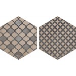 Patchwork πλακιδίου 21,6x25 Ιταλίας, σχήμα: Εξάγωνο Α’ διαλογής επιφάνεια: Ματ naturale, 9mm, απόχρωση: Mix Patchwork