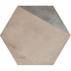 Patchwork tile 21,6x25 Italy, shape: Hexagon 1st choice surface: Matt naturale, 9mm, hue: Mix