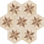 Patchwork πλακιδίου 21,6x25 Ιταλίας, σχήμα: Εξάγωνο Α’ διαλογής επιφάνεια: Ματ 9mm, απόχρωση: Mix Patchwork