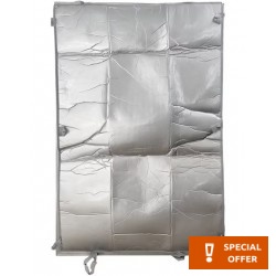 Κάλυμμα προστασίας ηλιακού θερμοσίφωνα 1x1,5m από συνθετικό, χρώμα: Γκρι Καλύμματα Προστασίας