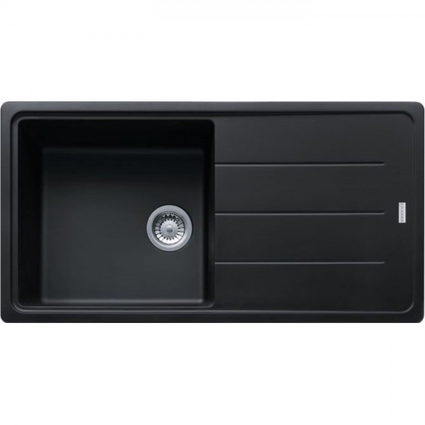 Sink Granite 97x50 left / right nested 1 bowl Onyx, color: Black Granite