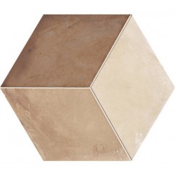 Patchwork tile 21,6x25 Italy, shape: Hexagon 1st choice surface: Matt naturale, 9mm, hue: Mix