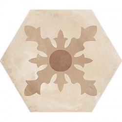 Patchwork tile 21,6x25 Italy, shape: Hexagon 1st choice surface: Matt naturale, 9mm, hue: Mix