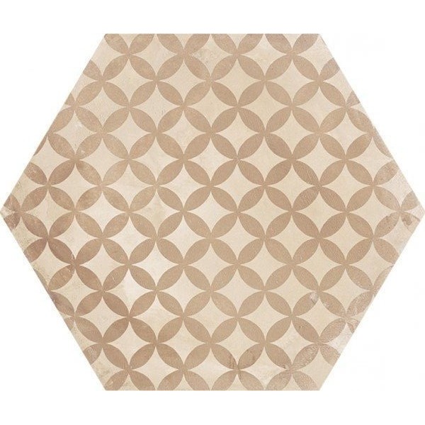 Patchwork tile 21,6x25 Italy, shape: Hexagon 1st choice surface: Matt naturale, 9mm, hue: Mix Patchworks Patchwork tile 21,6x25 Italy, shape: Hexagon 1st choice surface: Matt naturale, 9mm, hue: Mix Patchworks