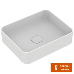 Washbasin Free standing 50x40x13 material: Porcelain Without hole Without overflow, color: White surface: Glossy Free standing