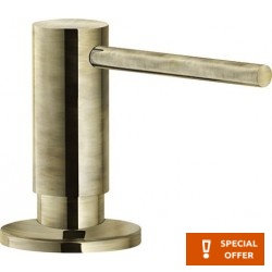 Dispenser με δοχείο 300ml από ορείχαλκο επιφάνεια: Βουρτσισμένη, χρώμα: Μπρονζέ Dispenser