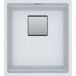 Νεροχύτης γρανιτένιος 37x42 χωρίς πάγκο υποκαθήμενος, 1 γούρνα (41x46cm) Polar White, χρώμα: Λευκό Γρανιτένιοι